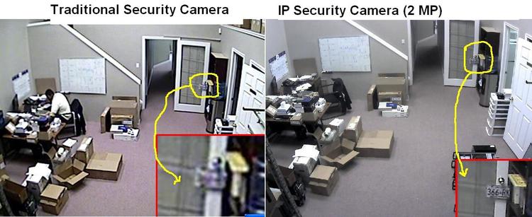Traditional 700TVL Analogue Pine Mountain Security Cameras Installation vs 2MP Digital IP Pine Mountain Security Cameras Installation